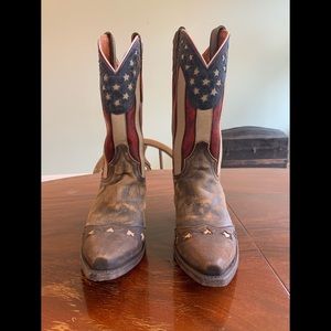 Dan Post American Flag Cowgirl Boots